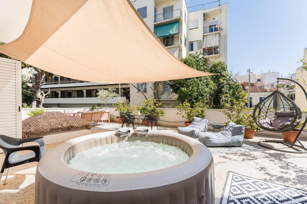 Amazing 3Bdr Apt With Unique Roof Garden In Plaka Атина Екстериор снимка