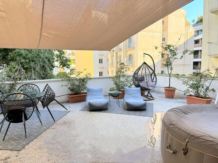 Amazing 3Bdr Apt With Unique Roof Garden In Plaka Атина Екстериор снимка