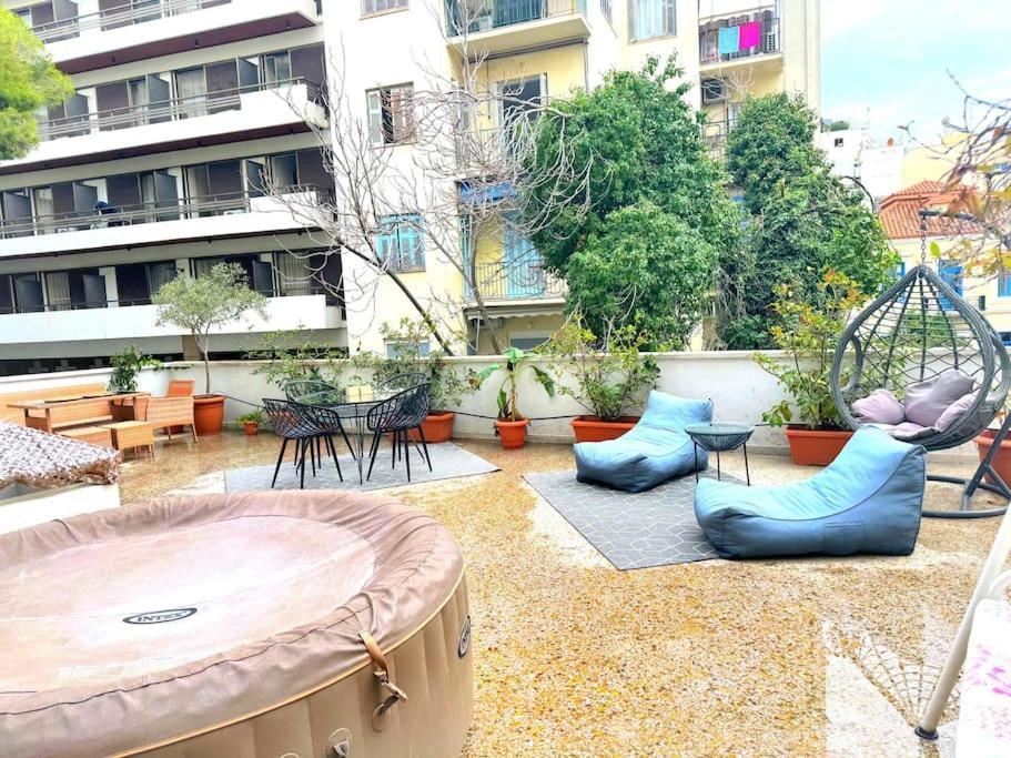 Amazing 3Bdr Apt With Unique Roof Garden In Plaka Атина Екстериор снимка